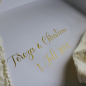 Preview: Box Personalisierung | Namen und Datum