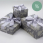 Preview: Die Accessoires-Boxen Platinum Flowers sind ideal zur Aufbewahrung Ihrer Hochzeits-Accessoires.