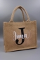 Preview: Jute Shopper mini | Initiale + Name