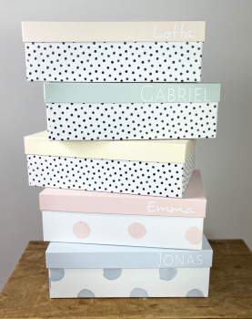 In den Babyboxen in 5 Varinaten bewahren Sie Ihre Schätze auf.