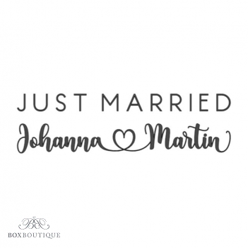 Regenschirm | Just married + Namen