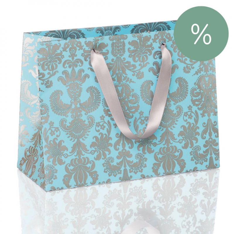 Geschenktüte Tapestry Aqua