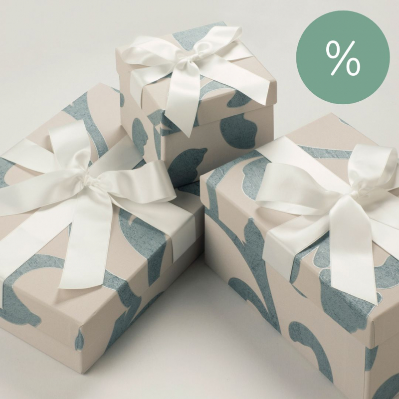 Die Accessoires-Boxen Steel Passion sind ideal zur Aufbewahrung Ihrer Hochzeits-Accessoires.