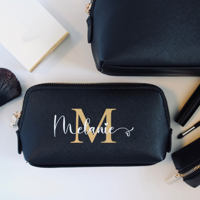 Beauty Bag midi | Initiale + Name