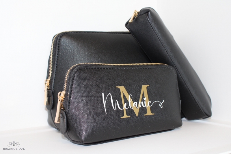 Beauty Bag midi | Initiale + Name