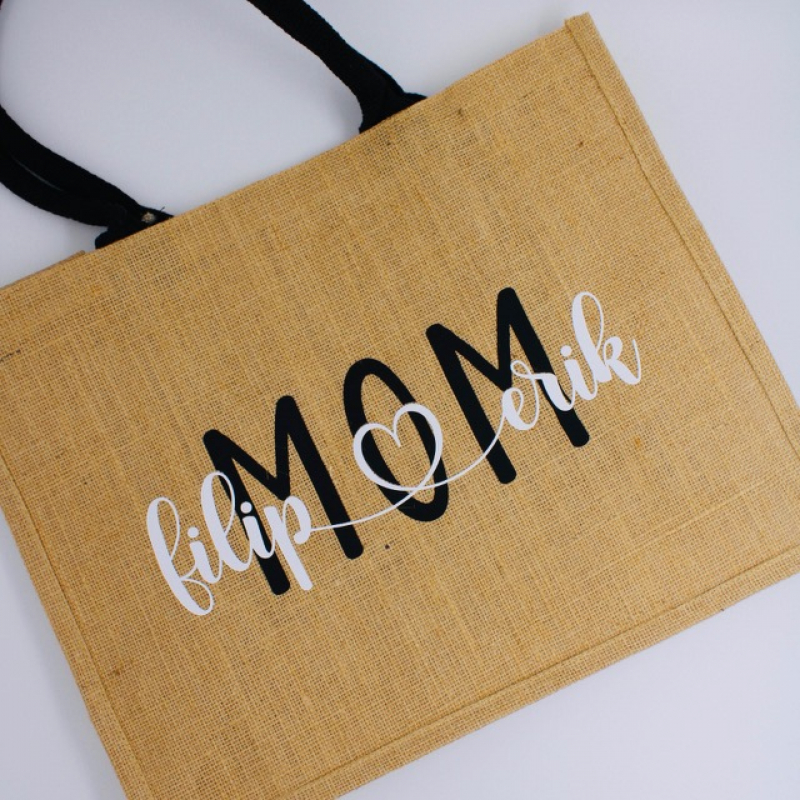 Jute Shopper maxi | Mom & Kids