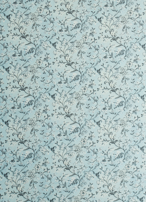 Das Design der Brautkleidbox Blue Flower Dream ist klassisch, dezent und mit seinen kleinen Blümchen traumhaft schön.